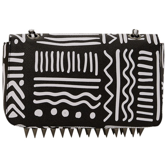 Sprayground Τσάντα ώμου Ai Tribal B&W Turn-Lock Hand Bag
